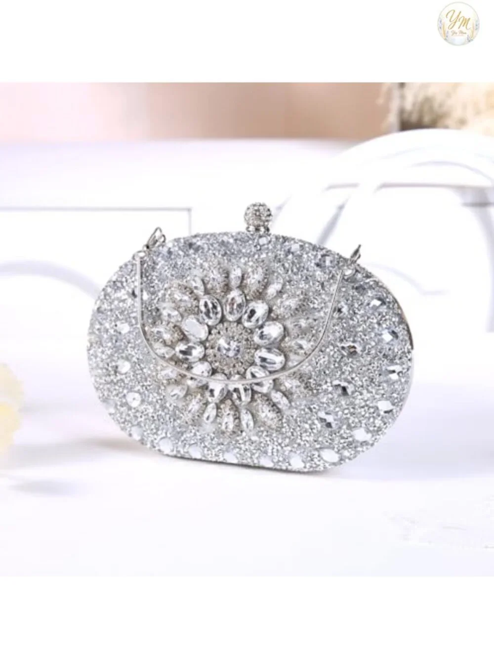 Sparkling Rhinestone Clutch Evening Bag Luxury Handbag Wedding Party Purse